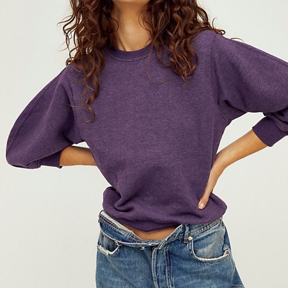 Free People AGOLDE sweatshirt Sz L EUC